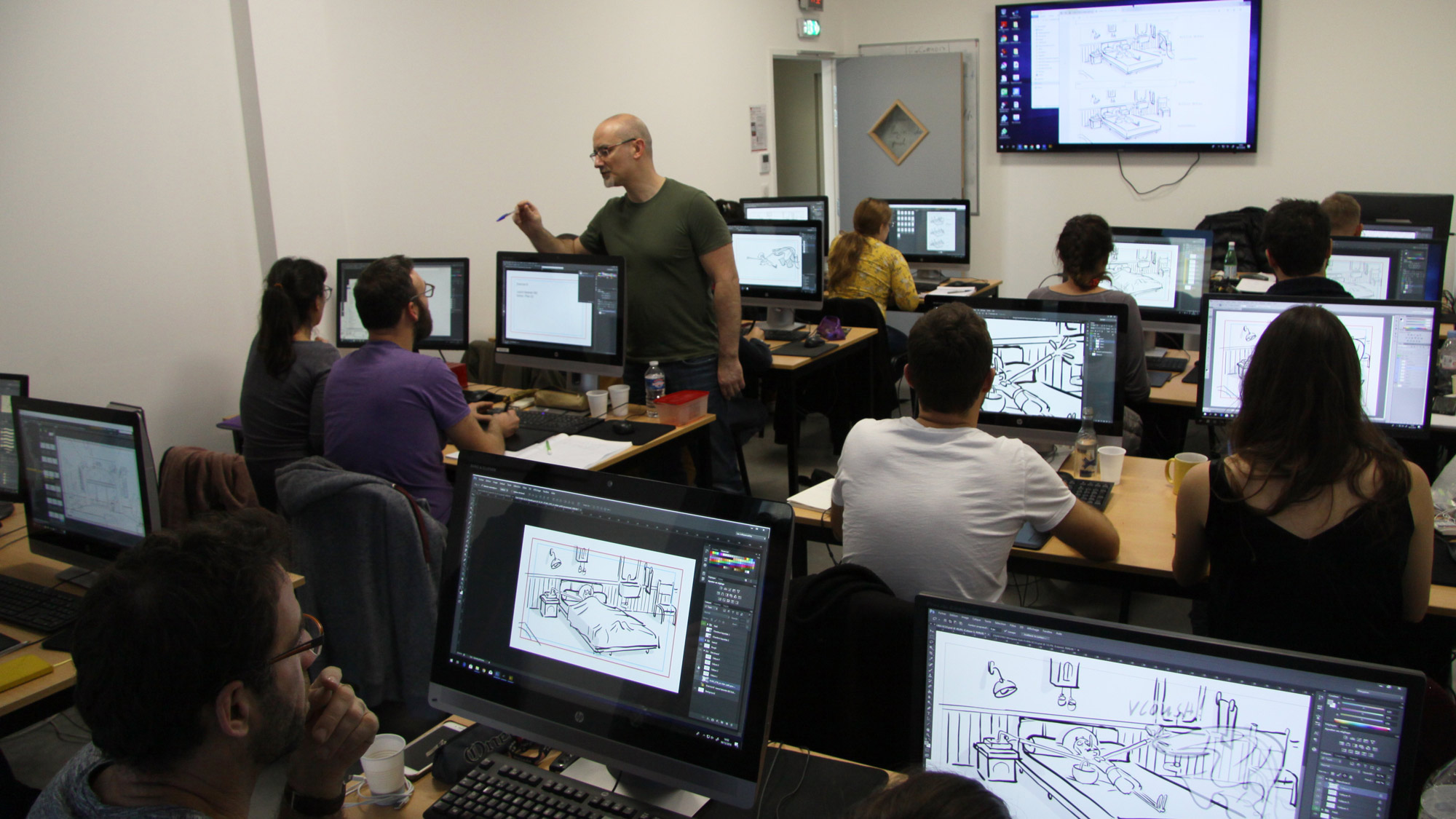 L&rsquo;école accompagne 15 demandeurs d’emploi dans une formation au layout