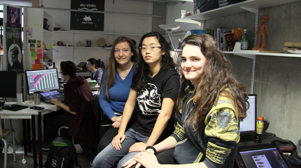 Vie de l&rsquo;école // Elles voient leur avenir dans le jeu vidéo