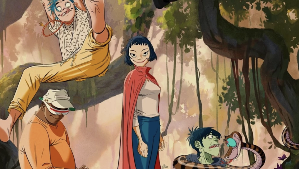 Paul-Emmanuel Separi peint les décors du nouveau clip de Gorillaz